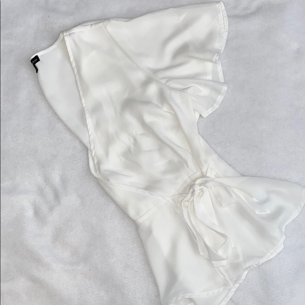 White Wrap blouse